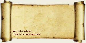 Danijela Zimonjić vizit kartica